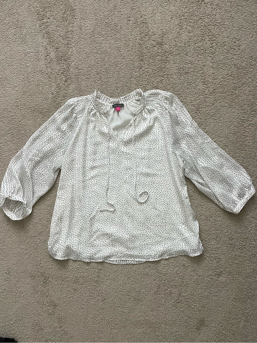 Vince Camuto - White / Black Blouse